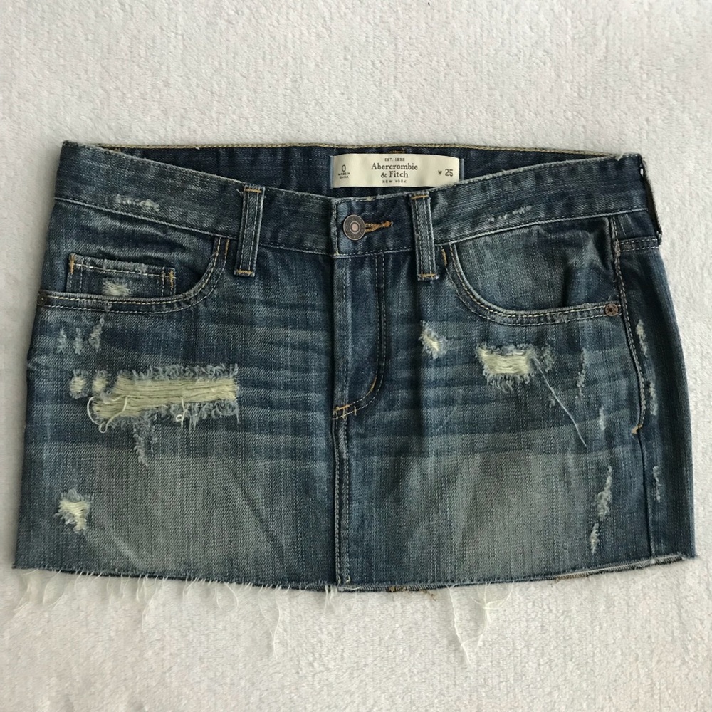 Abercrombie & Fitch Denim Skirt Size 0